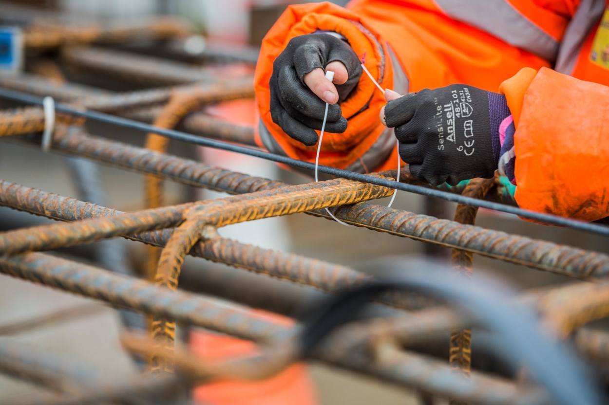 13 Cable ties close up