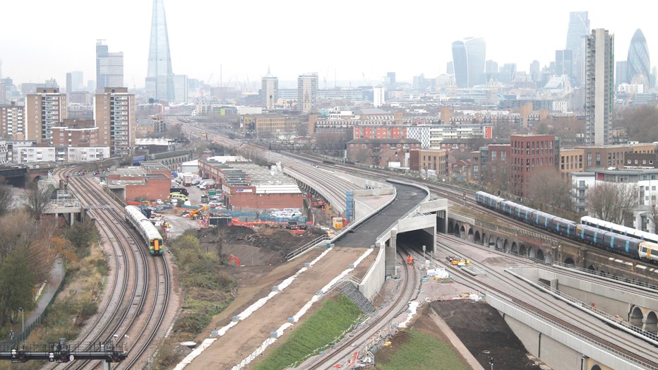 Bermondsey Dive-Under. Credit: Network Rail.