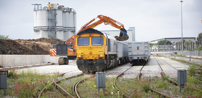 First loading to take away muck to be recycled and reused around the country