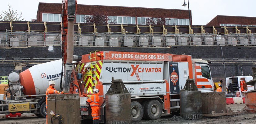 New Zero Trim Pile Technique utilising a vacuum excavator